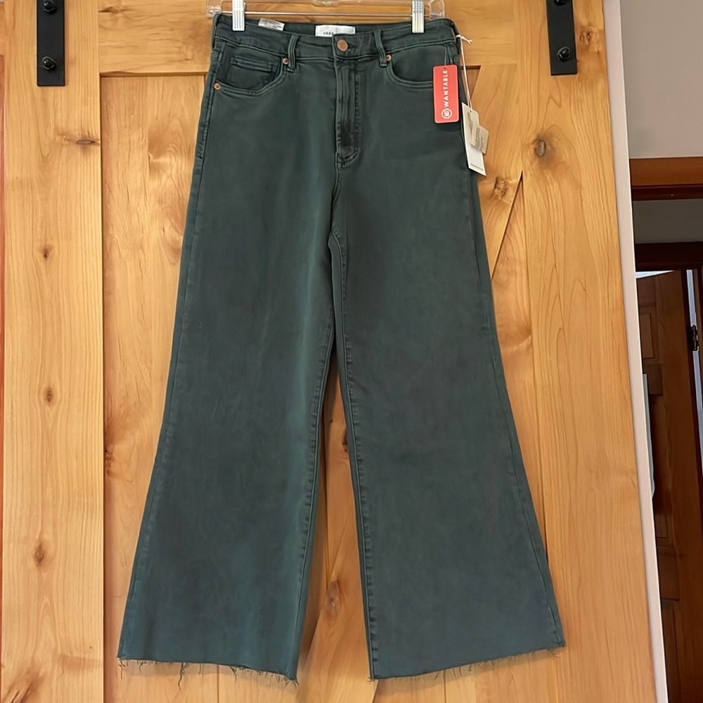 Dear John Pine Cropped Wide Leg Jeans